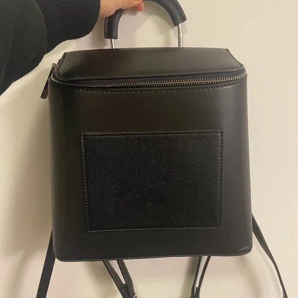 Aldo | Bags | Nwot Aldo Black Faux Leather Backpack | Poshmark